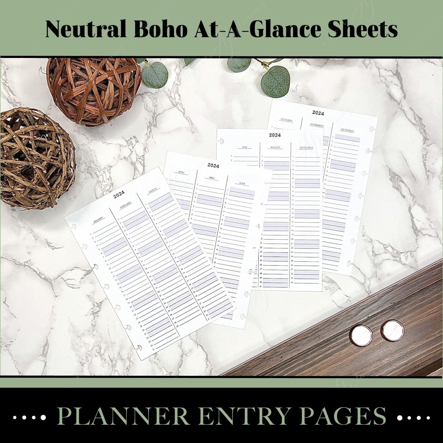 Artierior Planning Physical Item Covers | Neutral Boho
