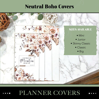 Artierior Planning Physical Item Covers | Neutral Boho
