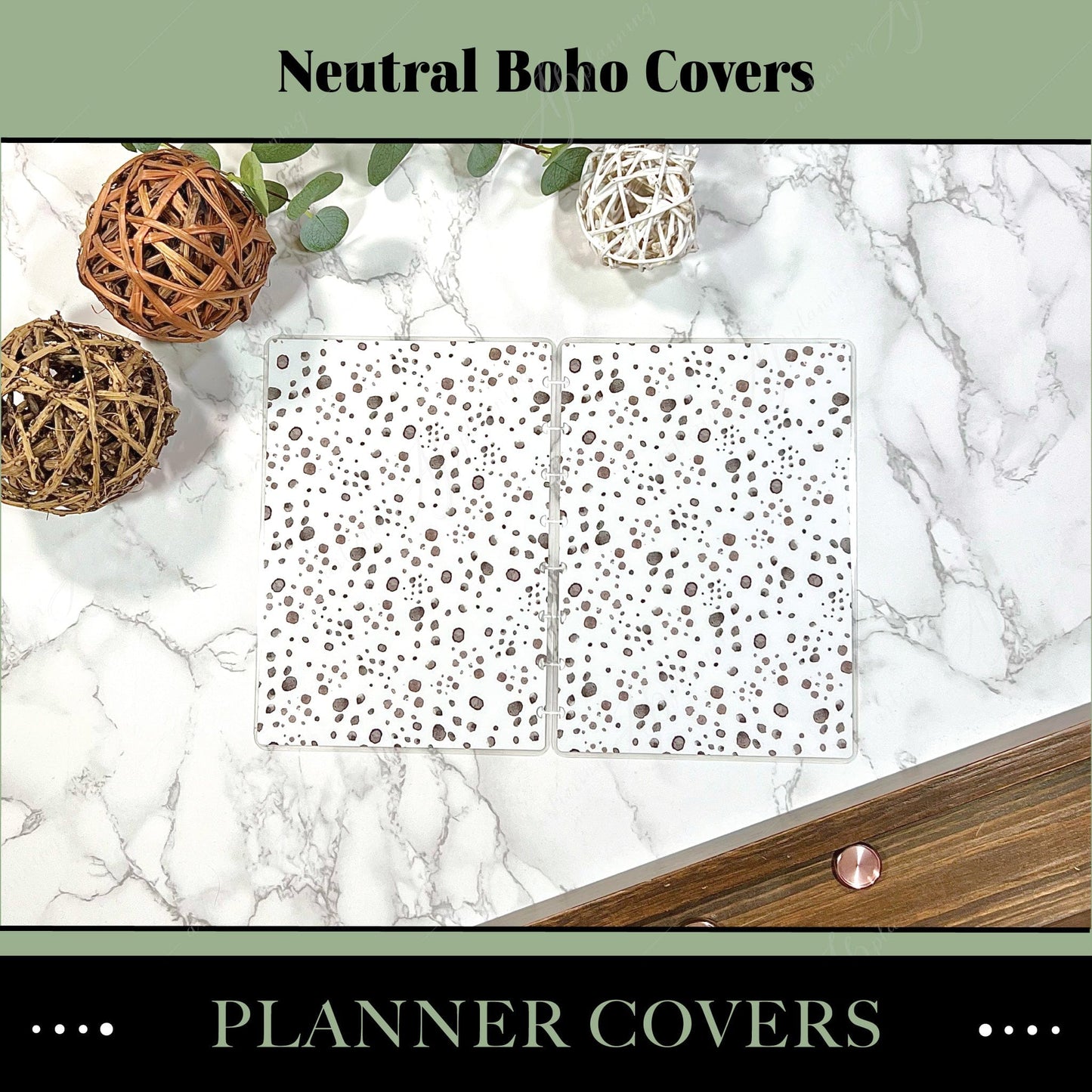 Artierior Planning Physical Item Covers | Neutral Boho