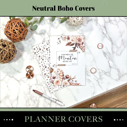 Artierior Planning Physical Item Covers | Neutral Boho