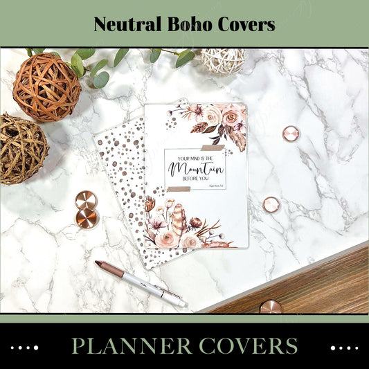 Artierior Planning Physical Item Covers | Neutral Boho