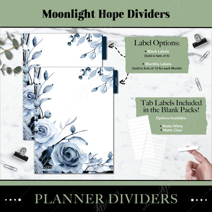 Artierior Planning Physical Item Dividers | Moonlight Hope