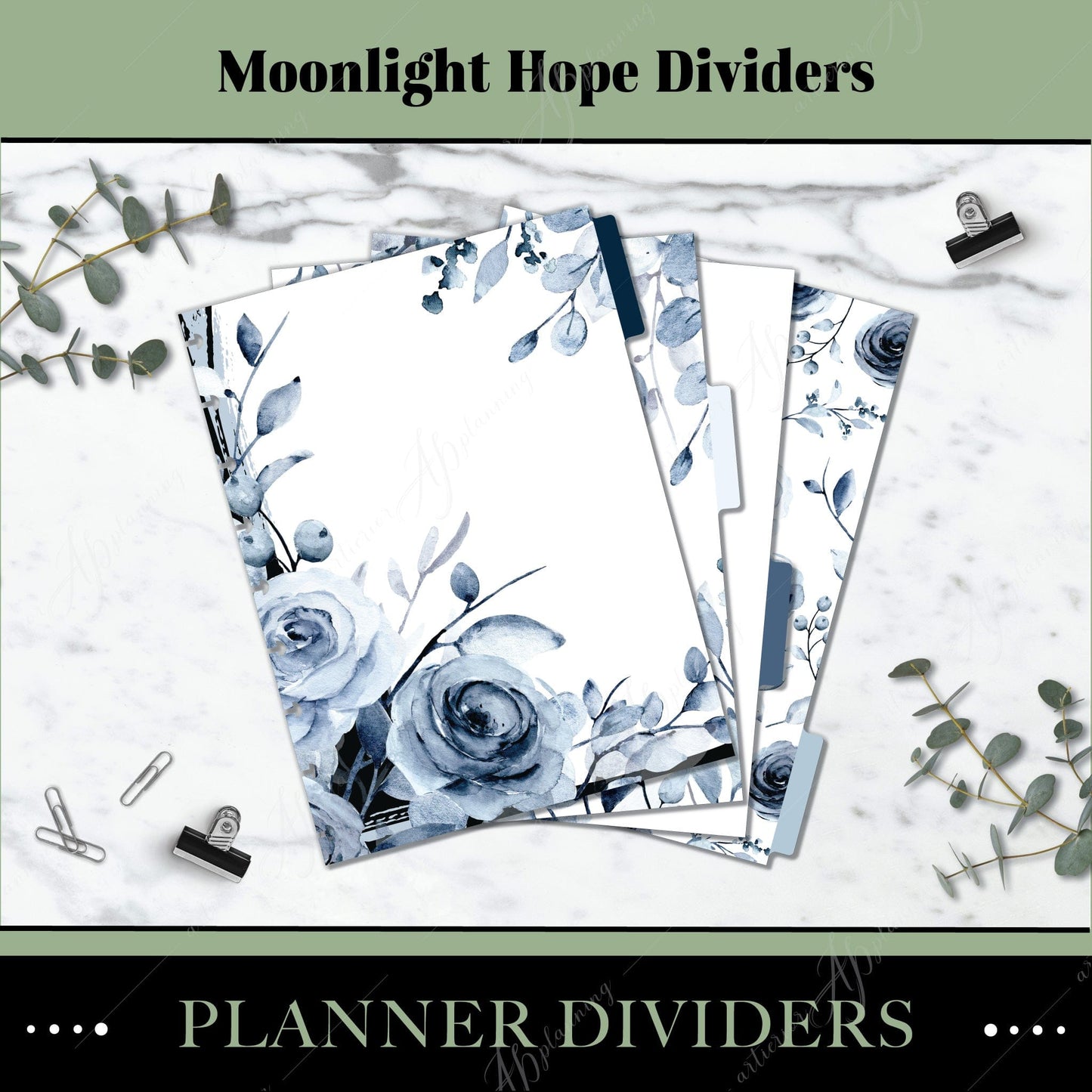 Artierior Planning Physical Item Dividers | Moonlight Hope