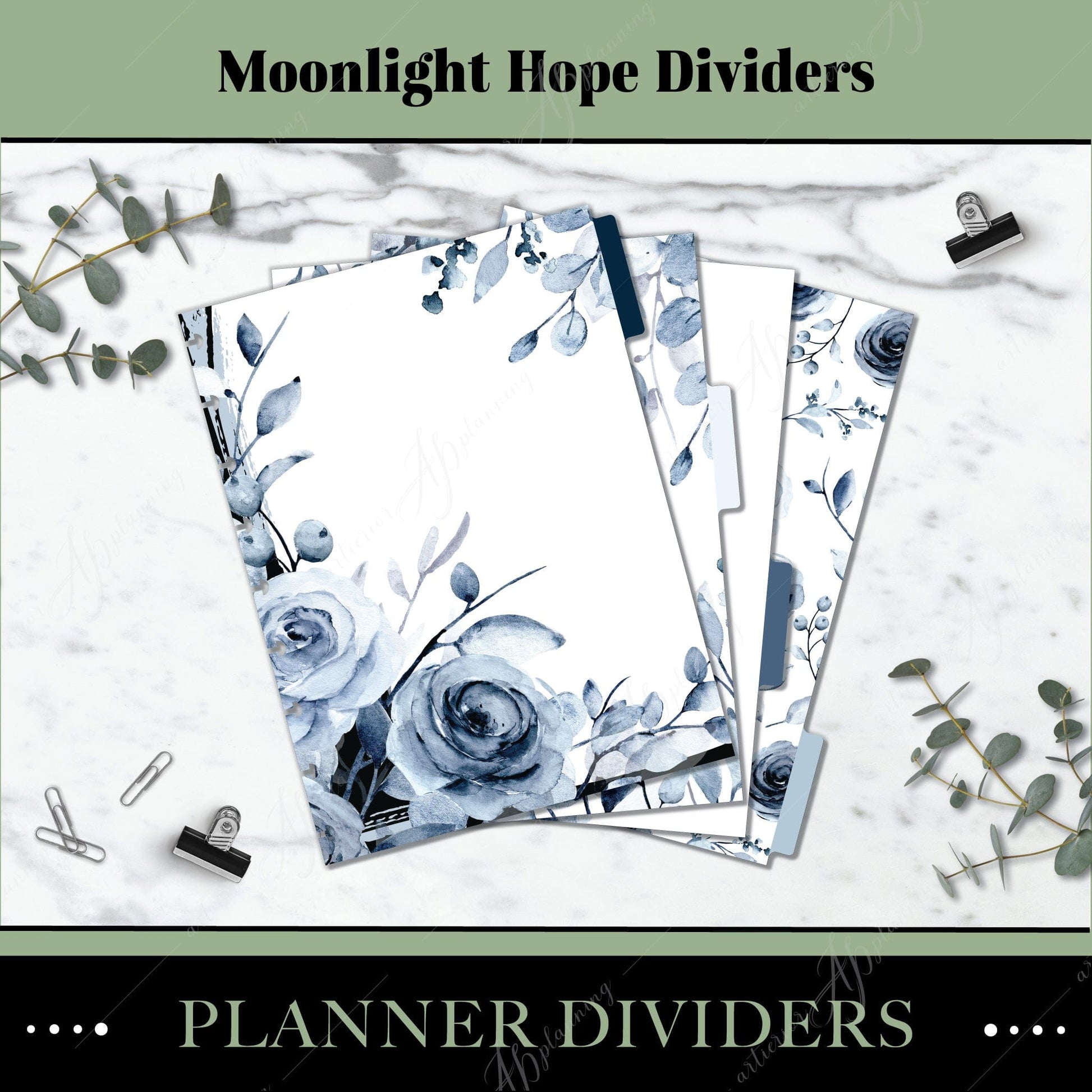 Artierior Planning Physical Item Dividers | Moonlight Hope